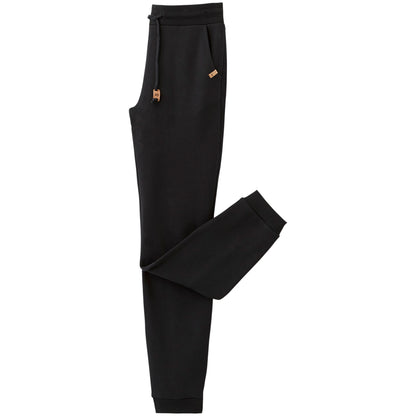 Left View of Black tentree Bamone Sweatpant - Women's plain