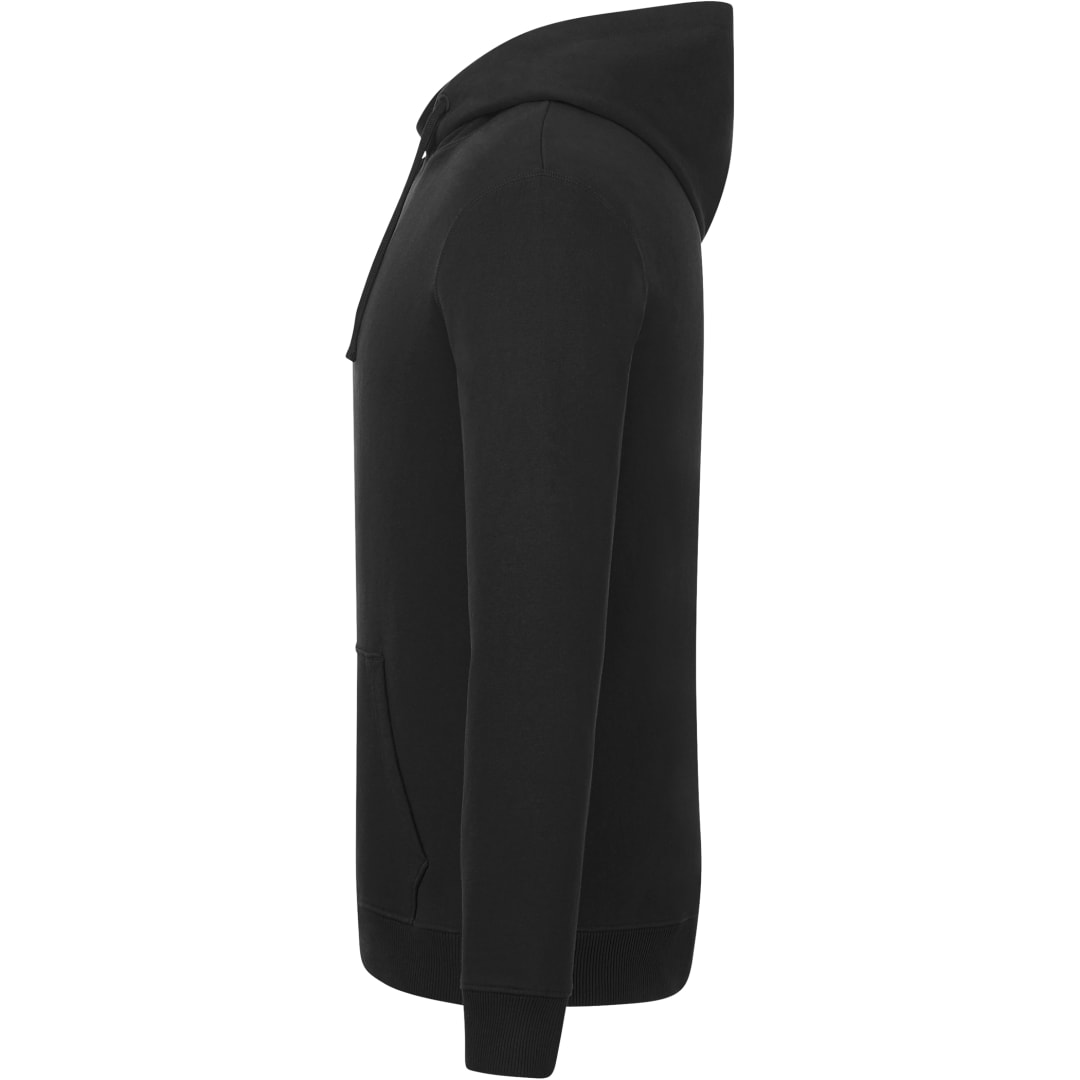 Left View of Black tentree Organic Cotton Classic Hoodie - Men's plain