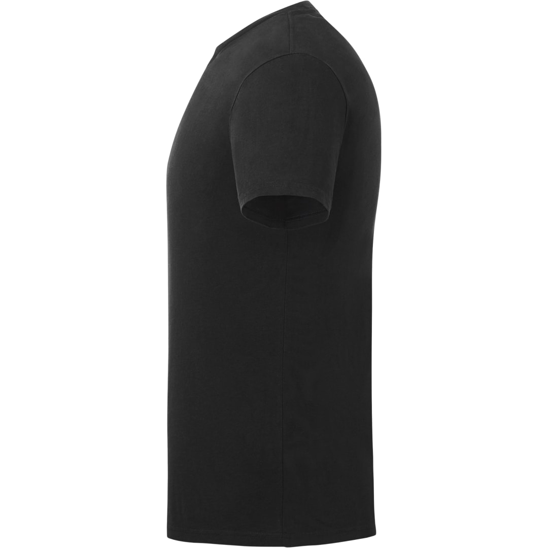 Left View of Black tentree Organic Cotton Short Sleeve Tee - Men's plain