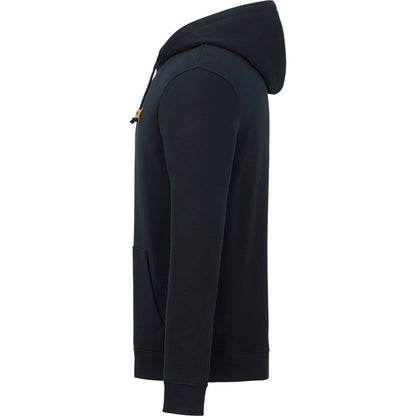 Left View of Black tentree Space Dye Classic Hoodie - Men's plain
