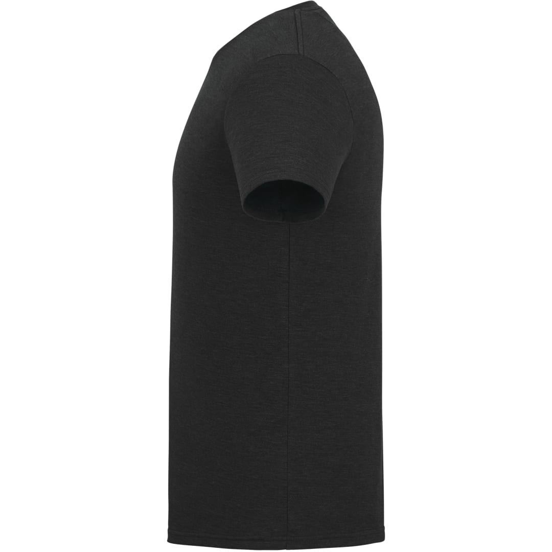 Left View of Black tentree TreeBlend Classic T-Shirt - Men's plain