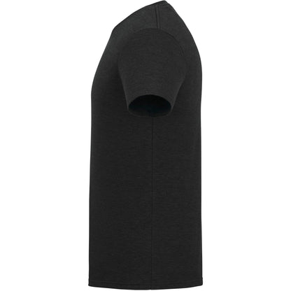 Left View of Black tentree TreeBlend Classic T-Shirt - Men's plain
