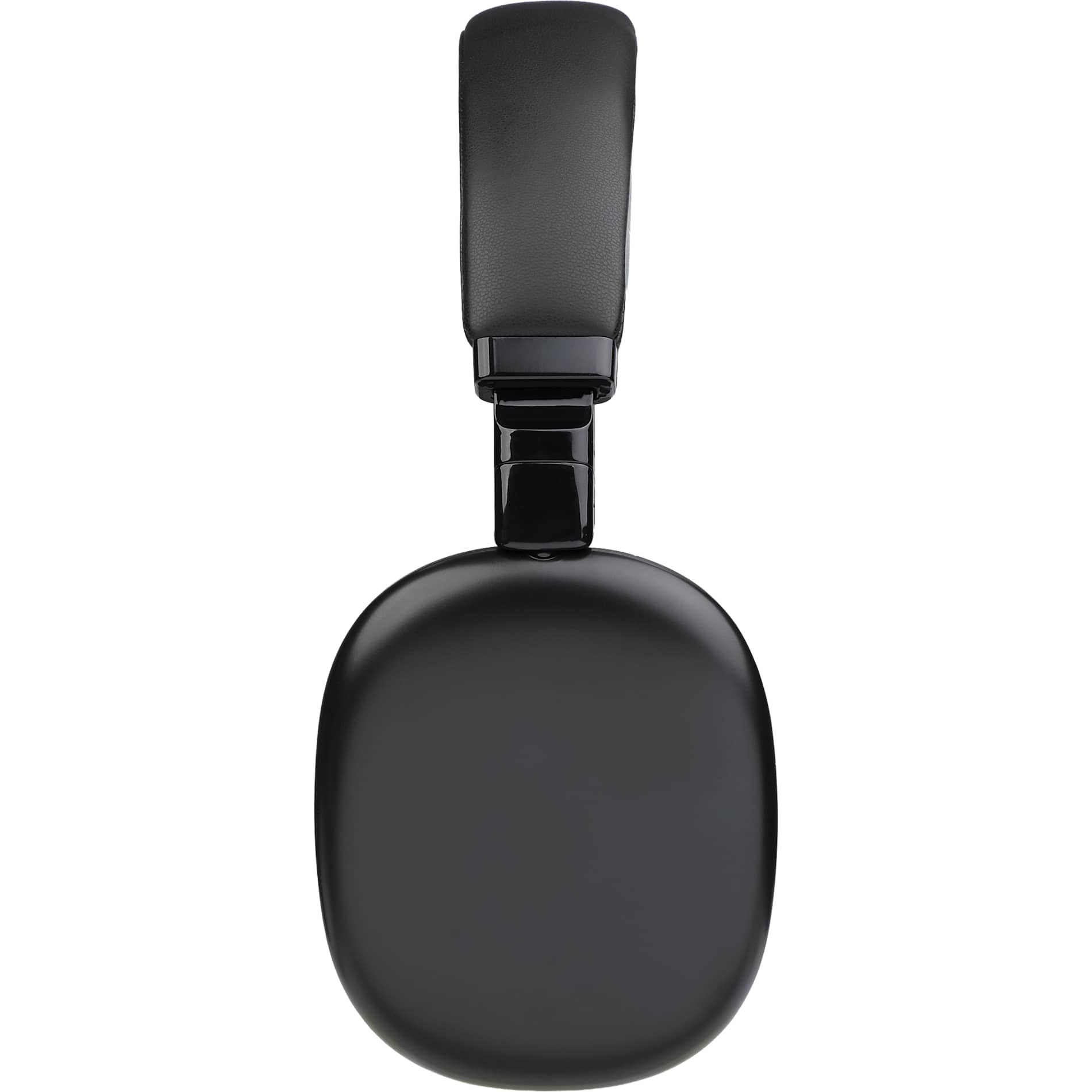 Left View of Black Zen Pods Bluetooth Headphones with ANC plain