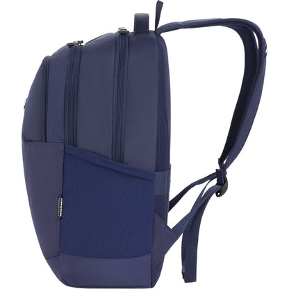 Left View of Blue Swiss Gear Ridgeline Backpack