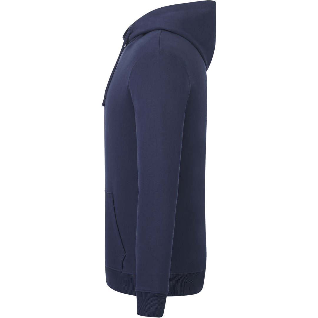 Left View of Blue tentree Organic Cotton Classic Hoodie - Men's plain
