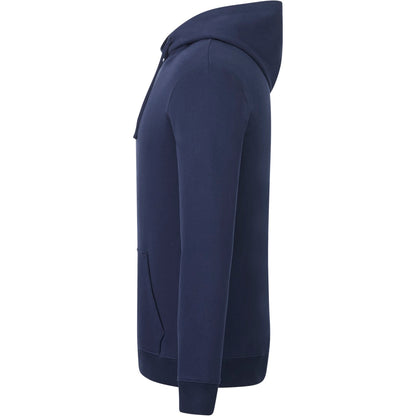 Left View of Blue tentree Organic Cotton Classic Hoodie - Men's plain