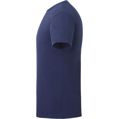 Left View of Blue tentree Organic Cotton Short Sleeve Tee - Men's plain