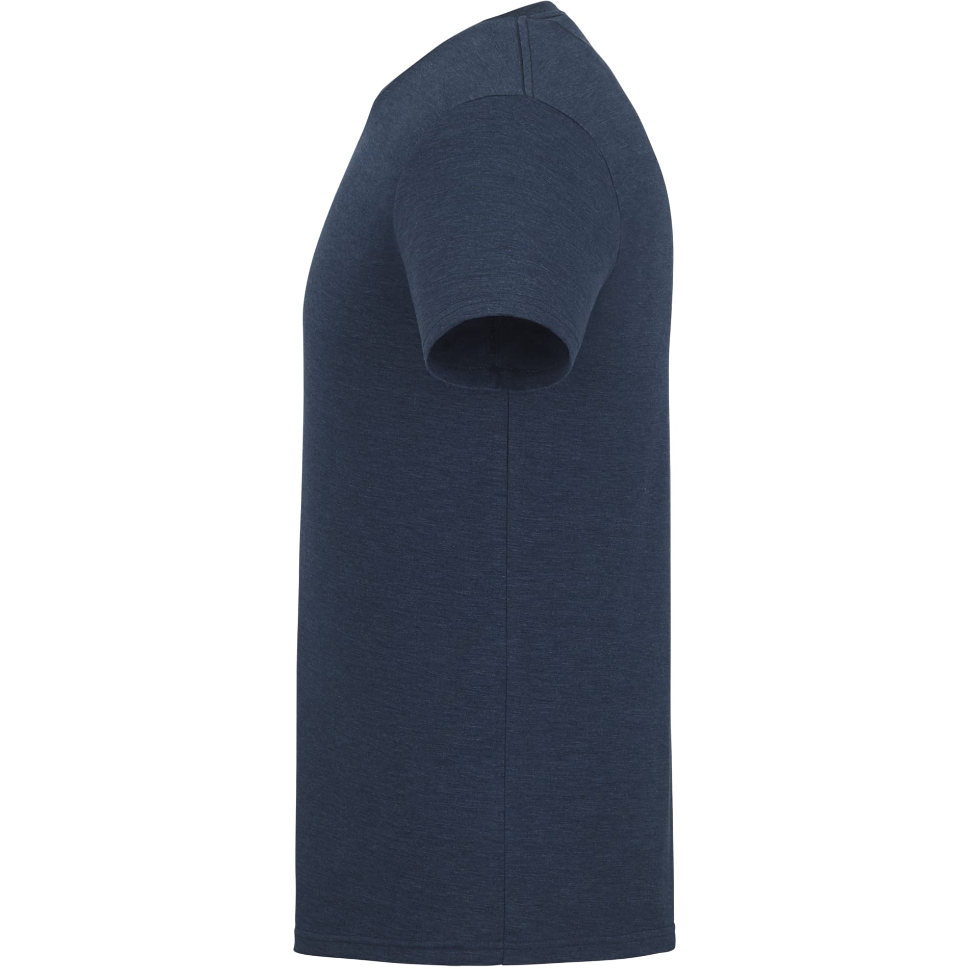 Left View of Blue tentree TreeBlend Classic T-Shirt - Men's plain