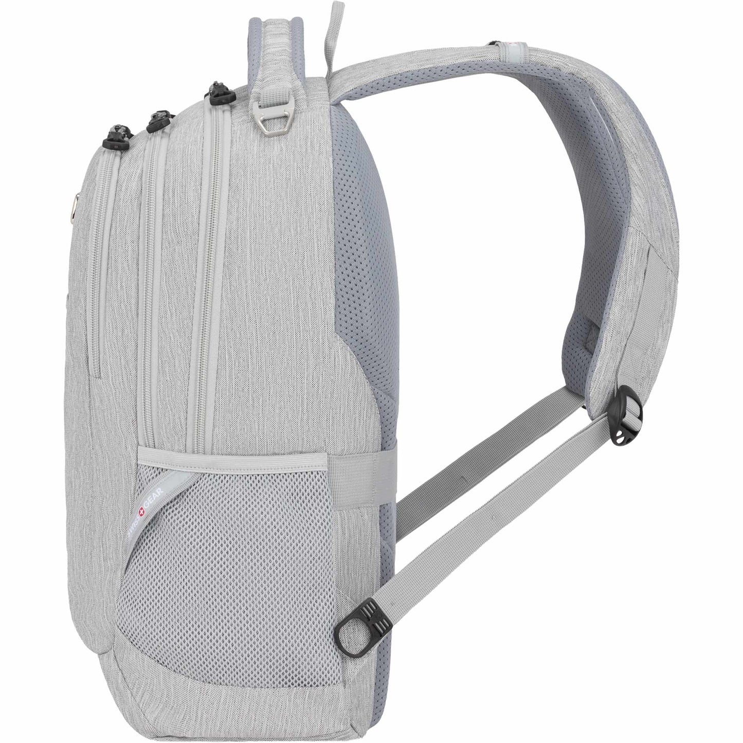 Left View of Gray Swiss Gear Frost Peak Computer Backpack