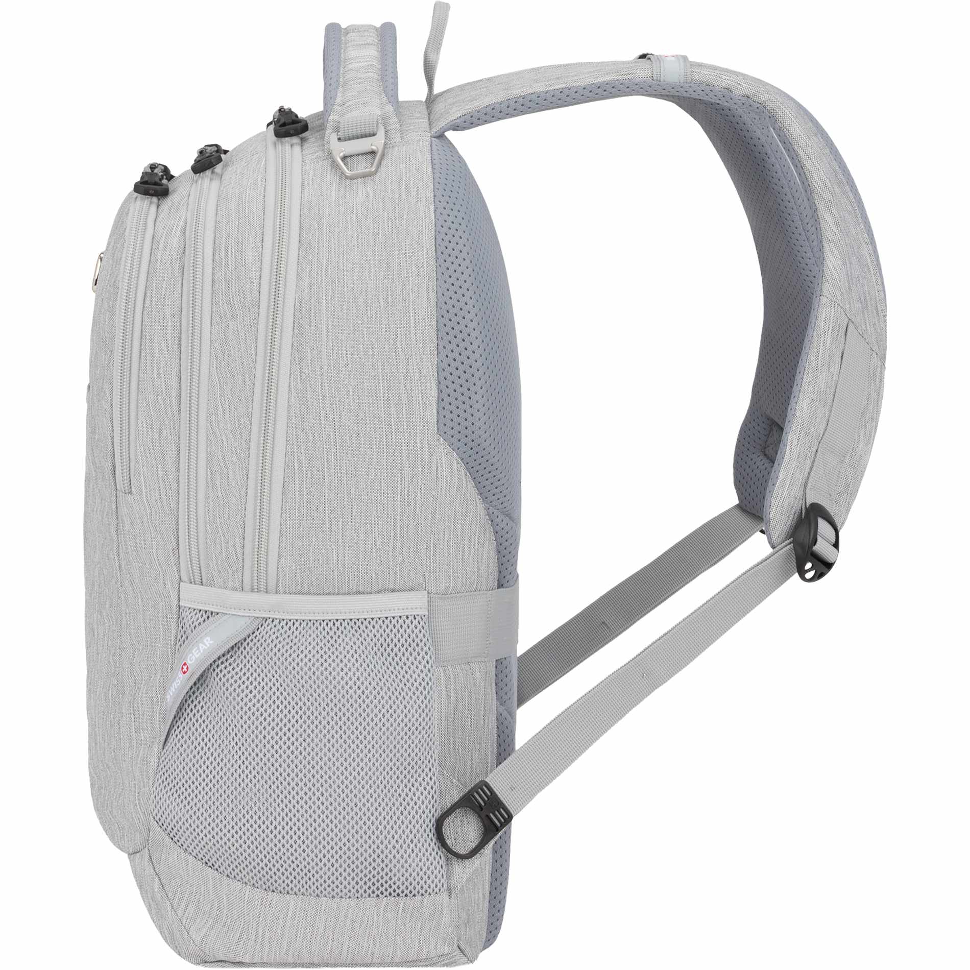 Left View of Gray Swiss Gear Frost Peak Computer Backpack