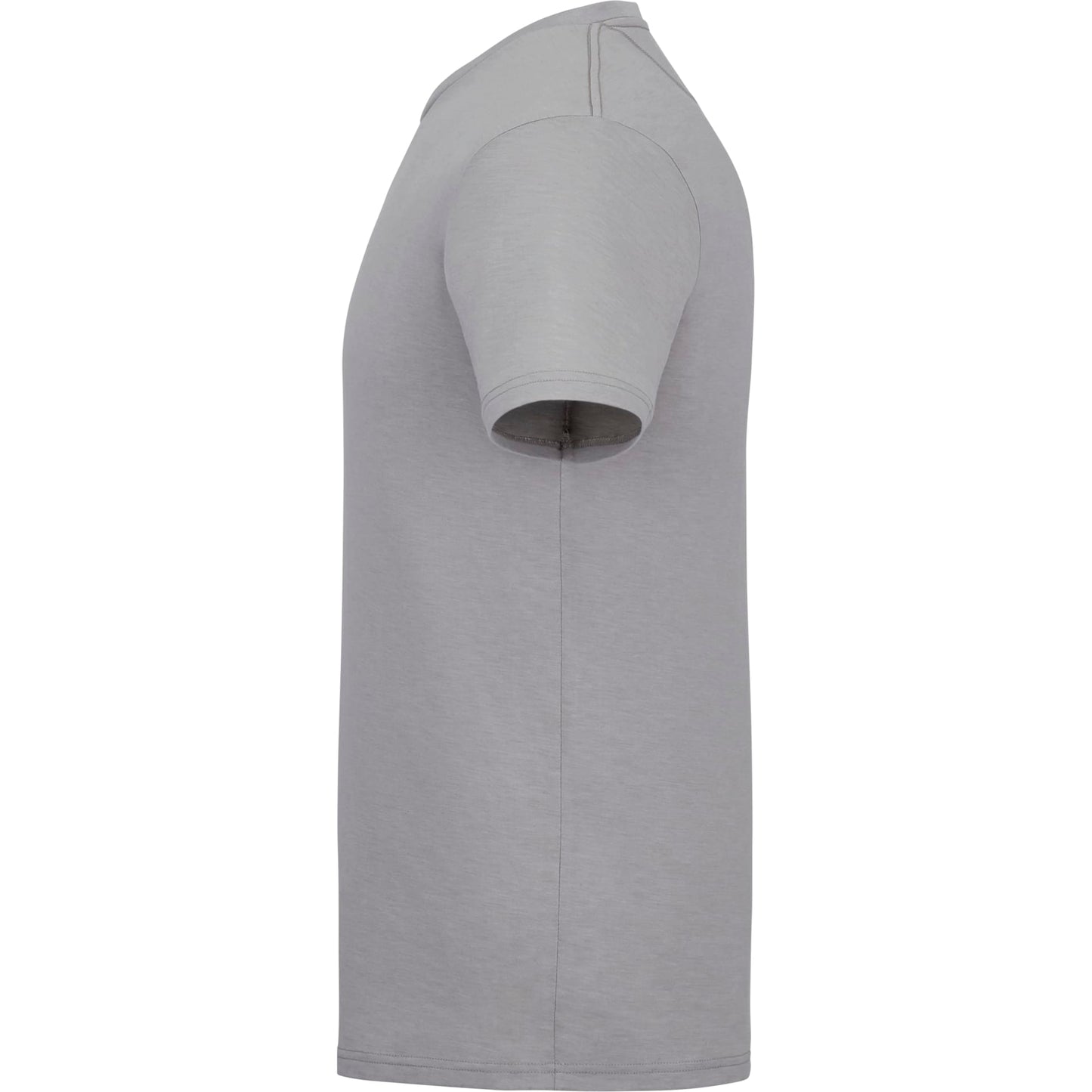 Left View of Gray tentree TreeBlend Classic T-Shirt - Men's plain