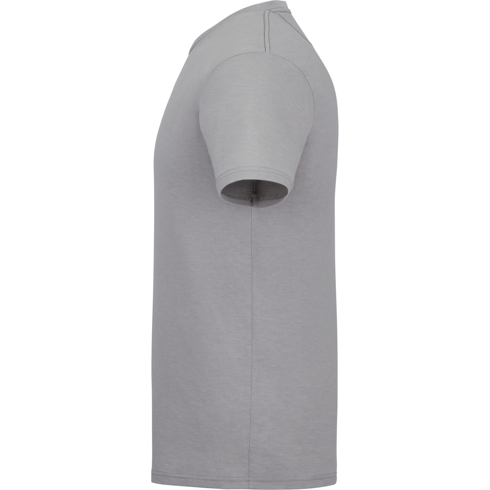 Left View of Gray tentree TreeBlend Classic T-Shirt - Men's plain