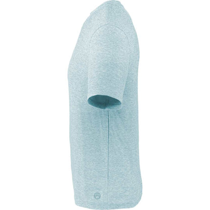 Left View of Green WELLABLE Men's Short Sleeve Tee plain