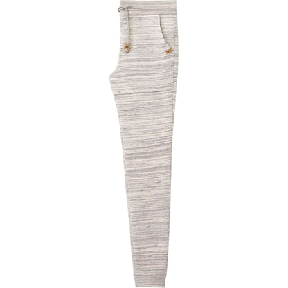 Left View of Grey tentree Bamone Sweatpant - Women's plain