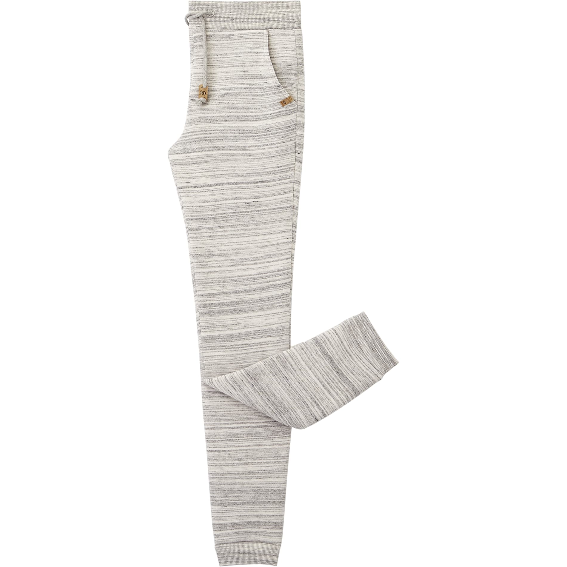 Left View of Grey tentree Bamone Sweatpant - Women's plain
