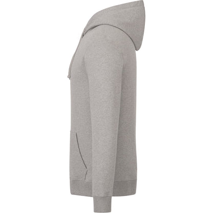 Left View of Grey tentree Organic Cotton Classic Hoodie - Men's plain