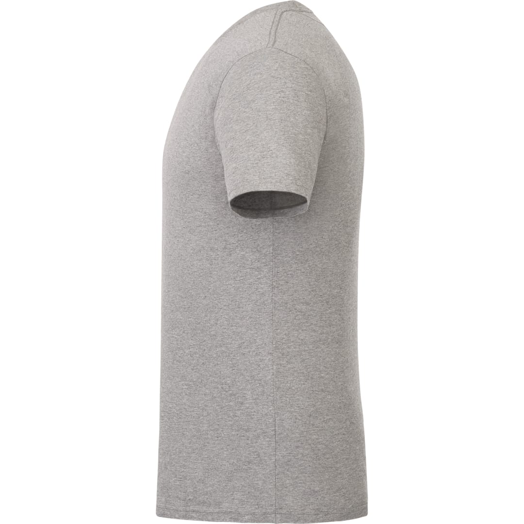 Left View of Grey tentree Organic Cotton Short Sleeve Tee - Men's plain