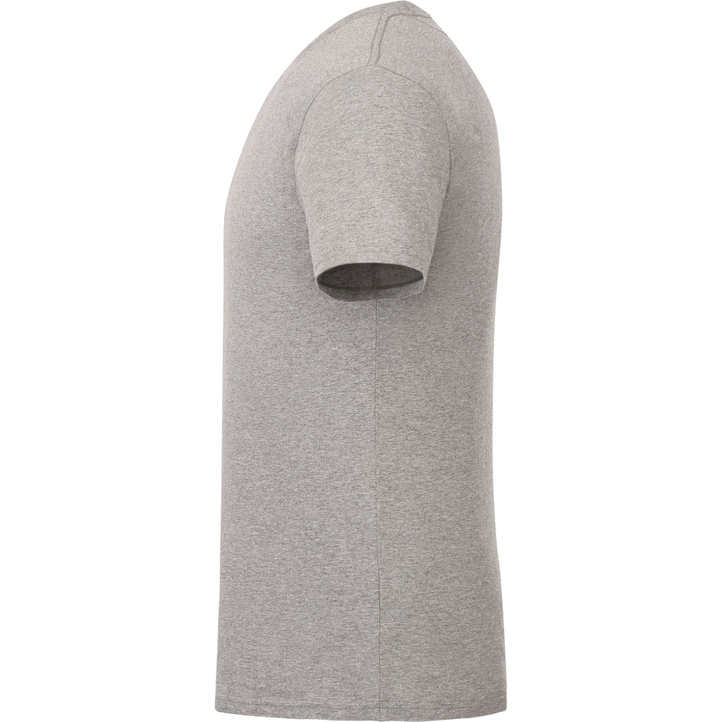 Left View of Grey tentree Organic Cotton Short Sleeve Tee - Men's plain