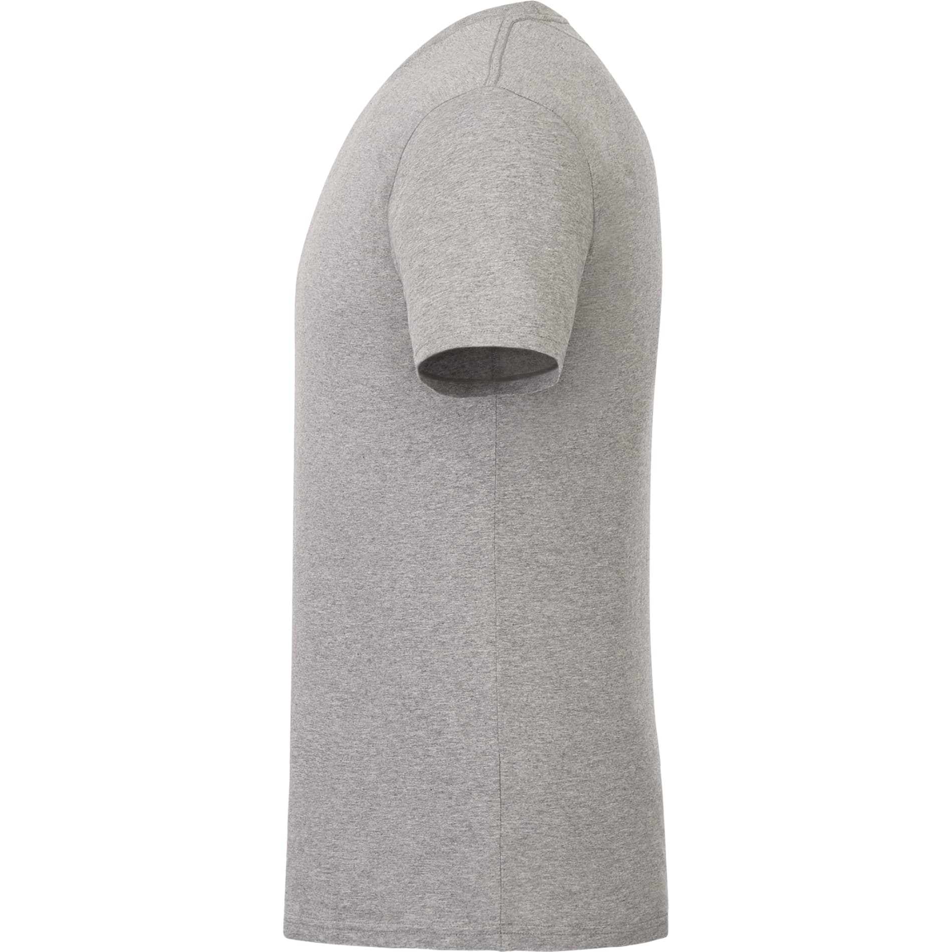 Left View of Grey tentree Organic Cotton Short Sleeve Tee - Men's plain