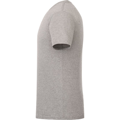 Left View of Grey tentree Organic Cotton Short Sleeve Tee - Men's plain