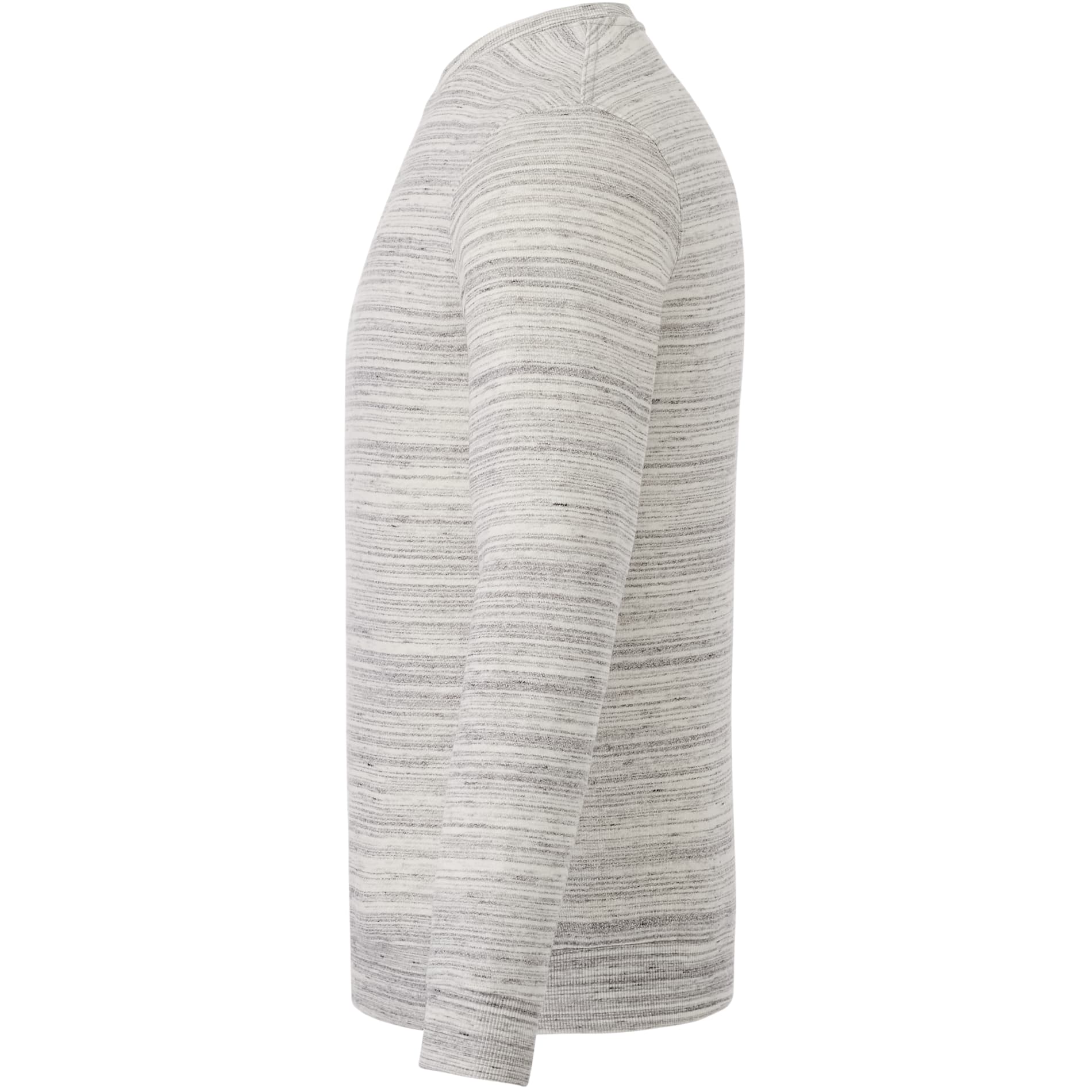 Left View of Grey tentree Space Dye Classic Crew - Men's plain