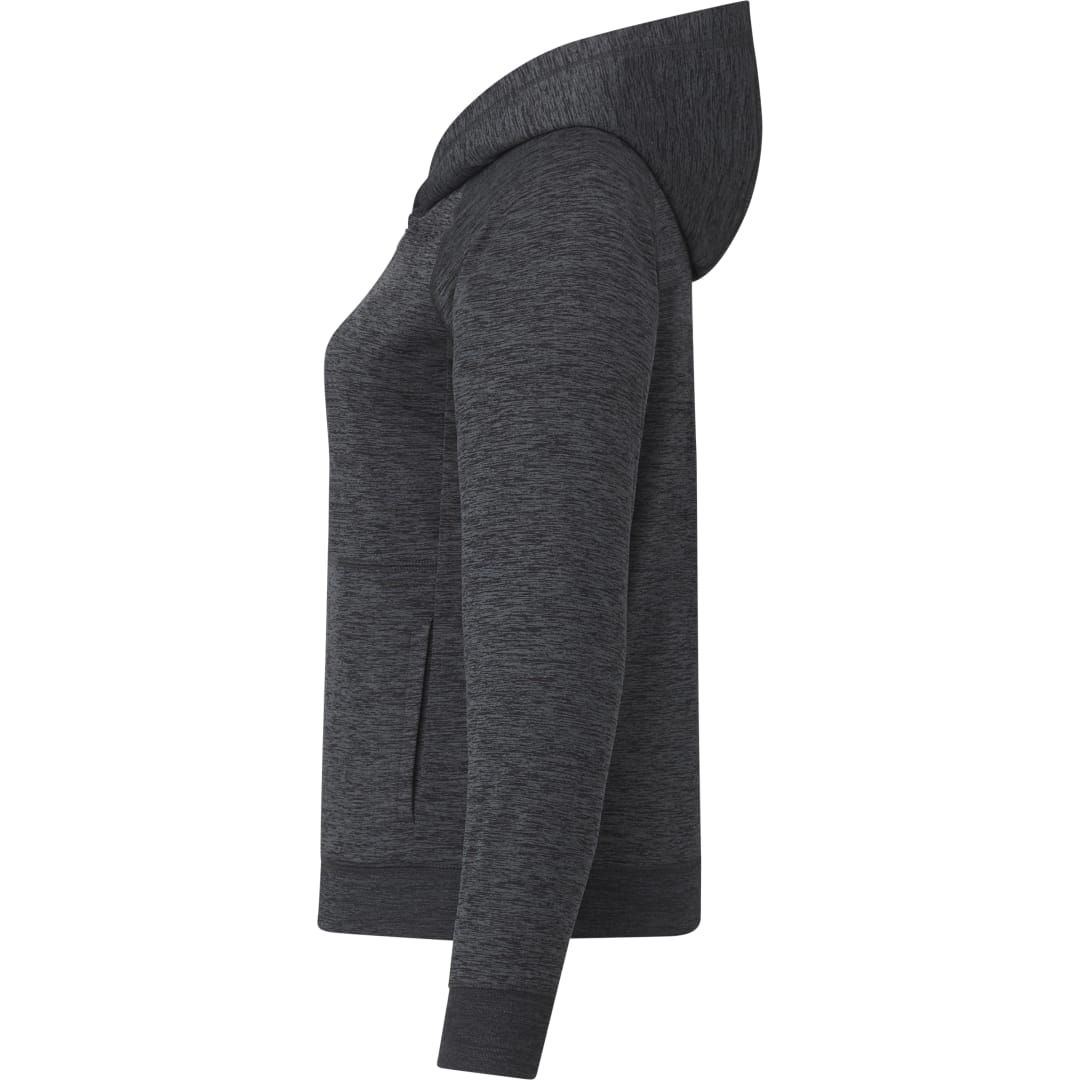 Left View of Grey tentree Stretch Knit Quarter Zip - Women's plain