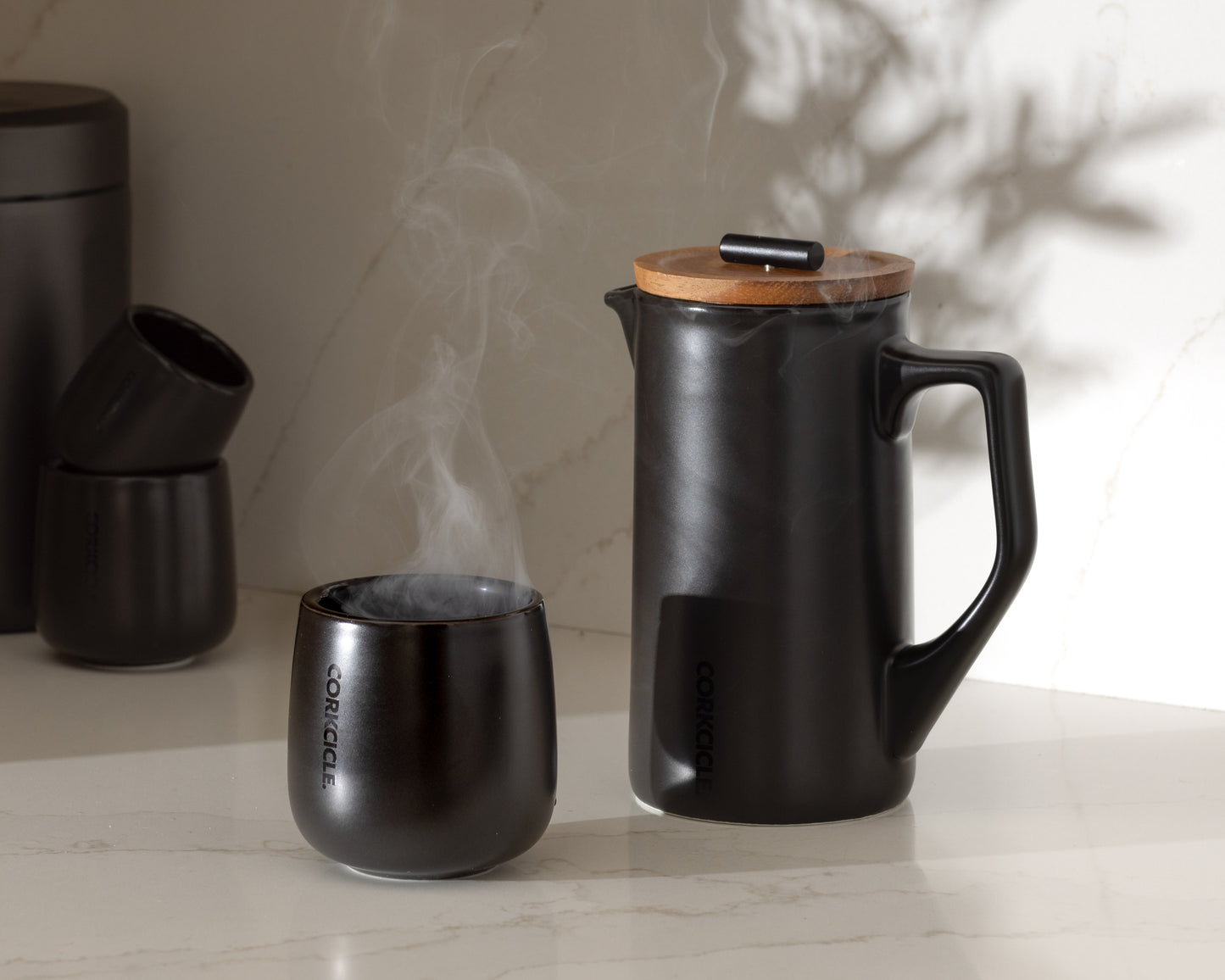 Matte Black CORKCICLE® Cafe French Press