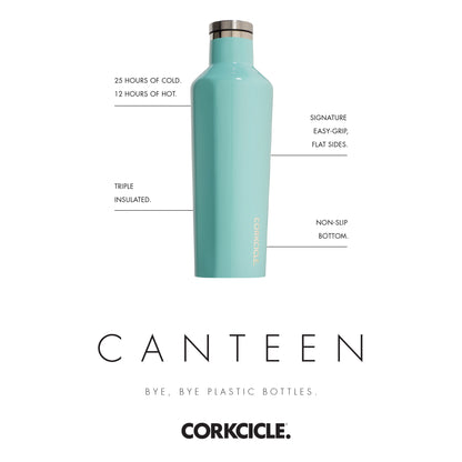Matte Black CORKCICLE® Canteen - 25 Oz.