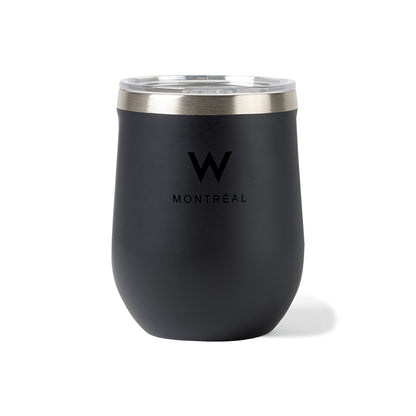 Matte Black CORKCICLE® Canteen & Stemless Wine Cup Gift Set