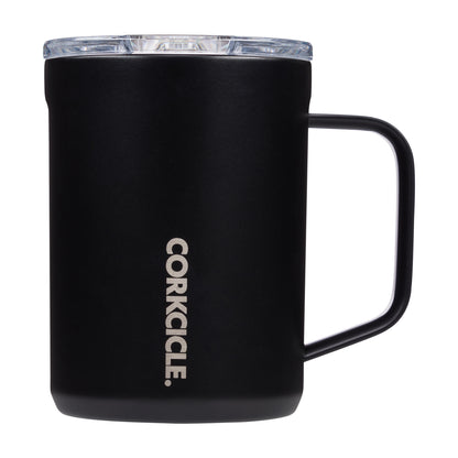 Matte Black Corkcicle® Coffee Mug - 16 oz. plain