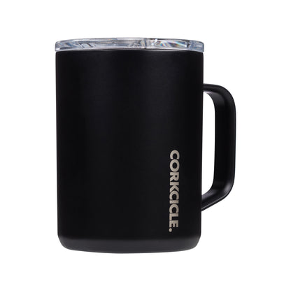 Matte Black Corkcicle® Coffee Mug - 16 oz.