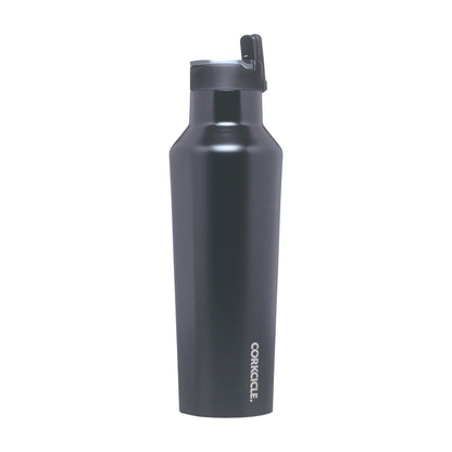 Matte Black CORKCICLE® Sport Canteen - 20 Oz. plain