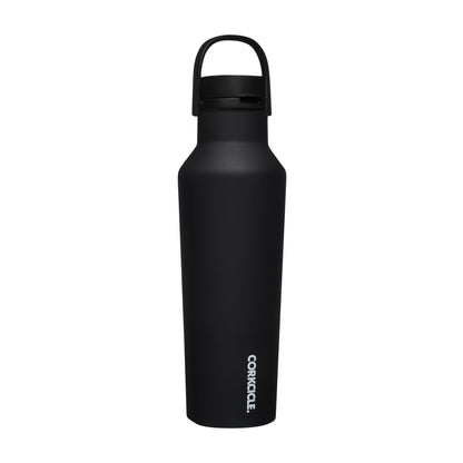Matte Black CORKCICLE® Sport Canteen - 20 Oz. plain