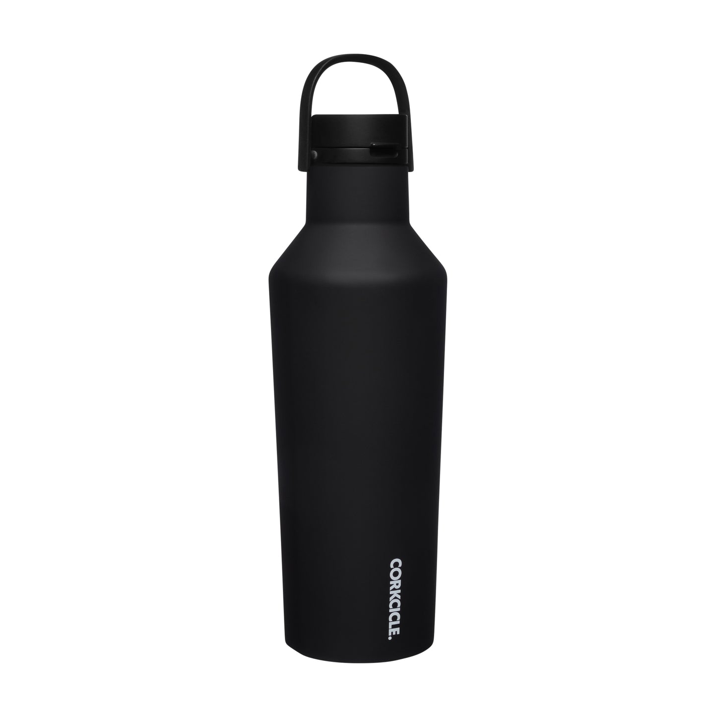 Matte Black CORKCICLE® Sport Canteen Soft Touch 32 oz plain