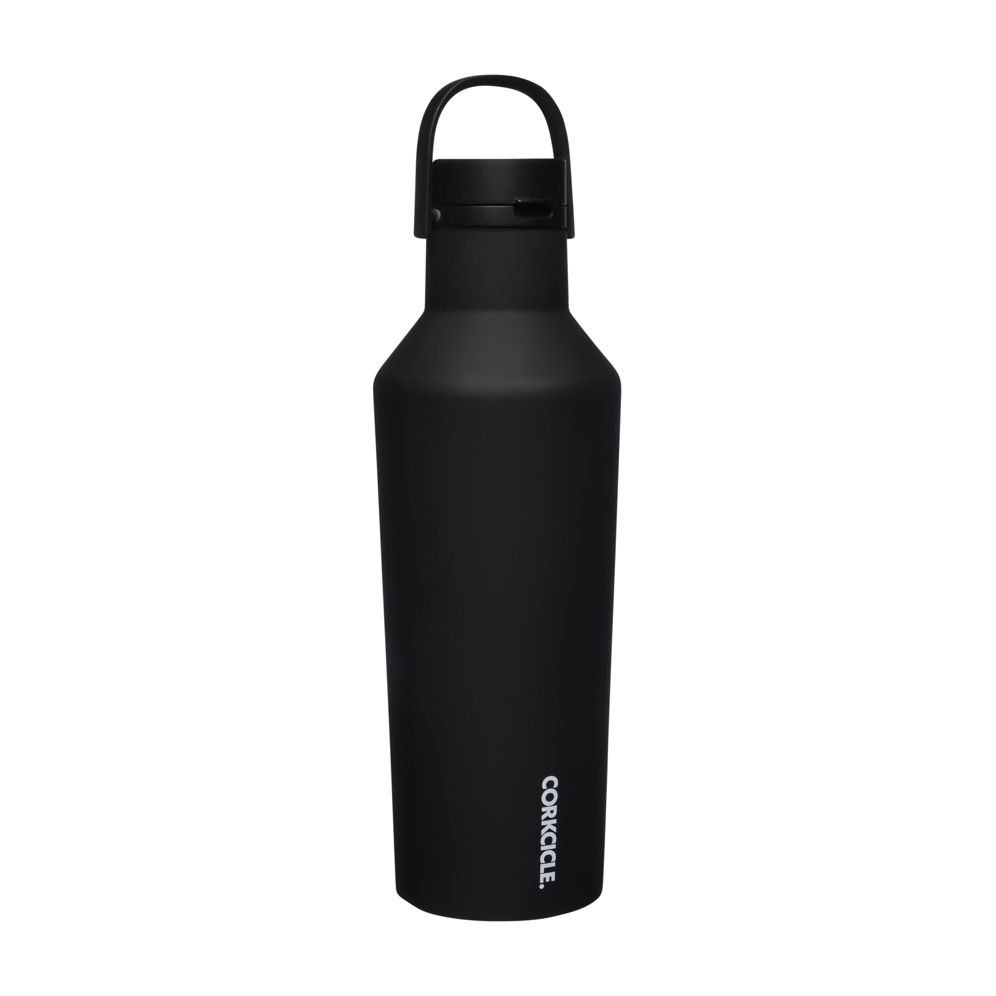 Matte Black CORKCICLE® Sport Canteen Soft Touch 32 oz plain