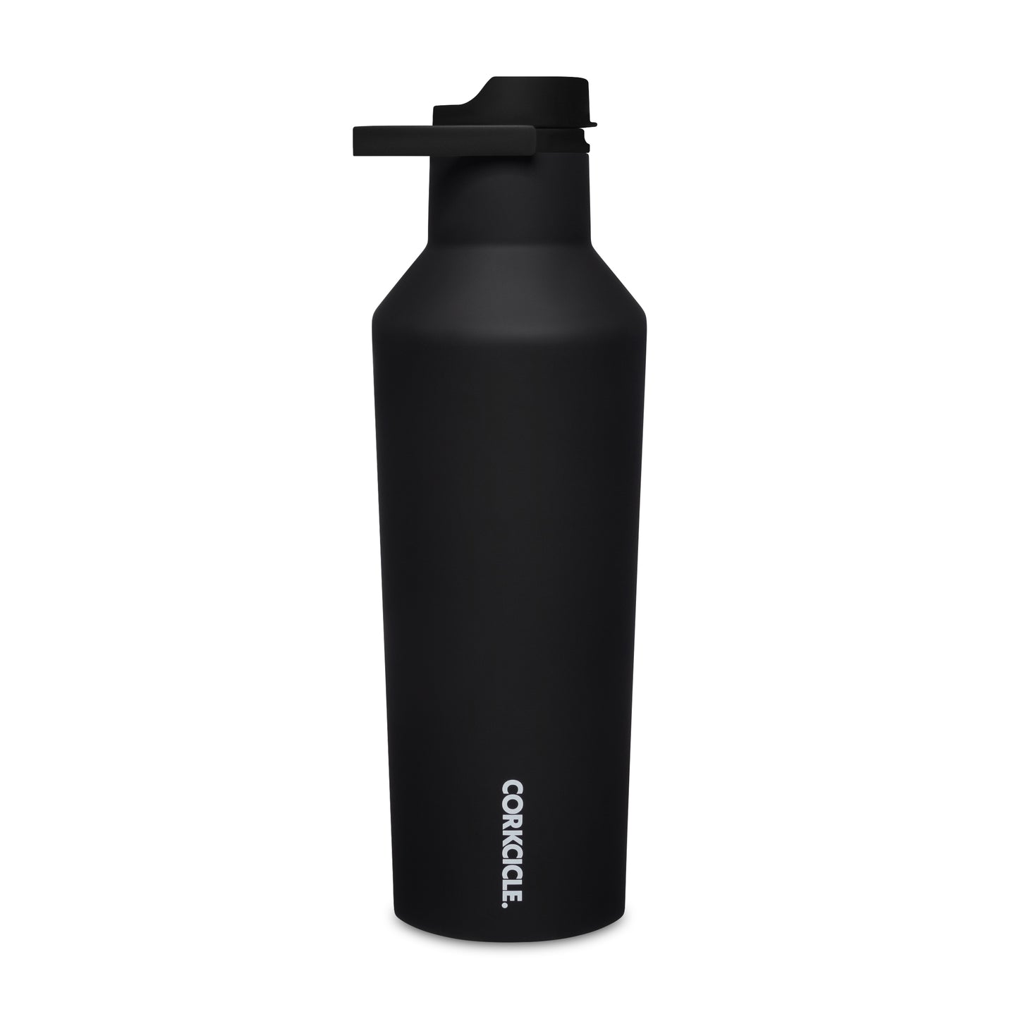 Matte Black CORKCICLE® Sport Canteen Soft Touch 32 oz plain