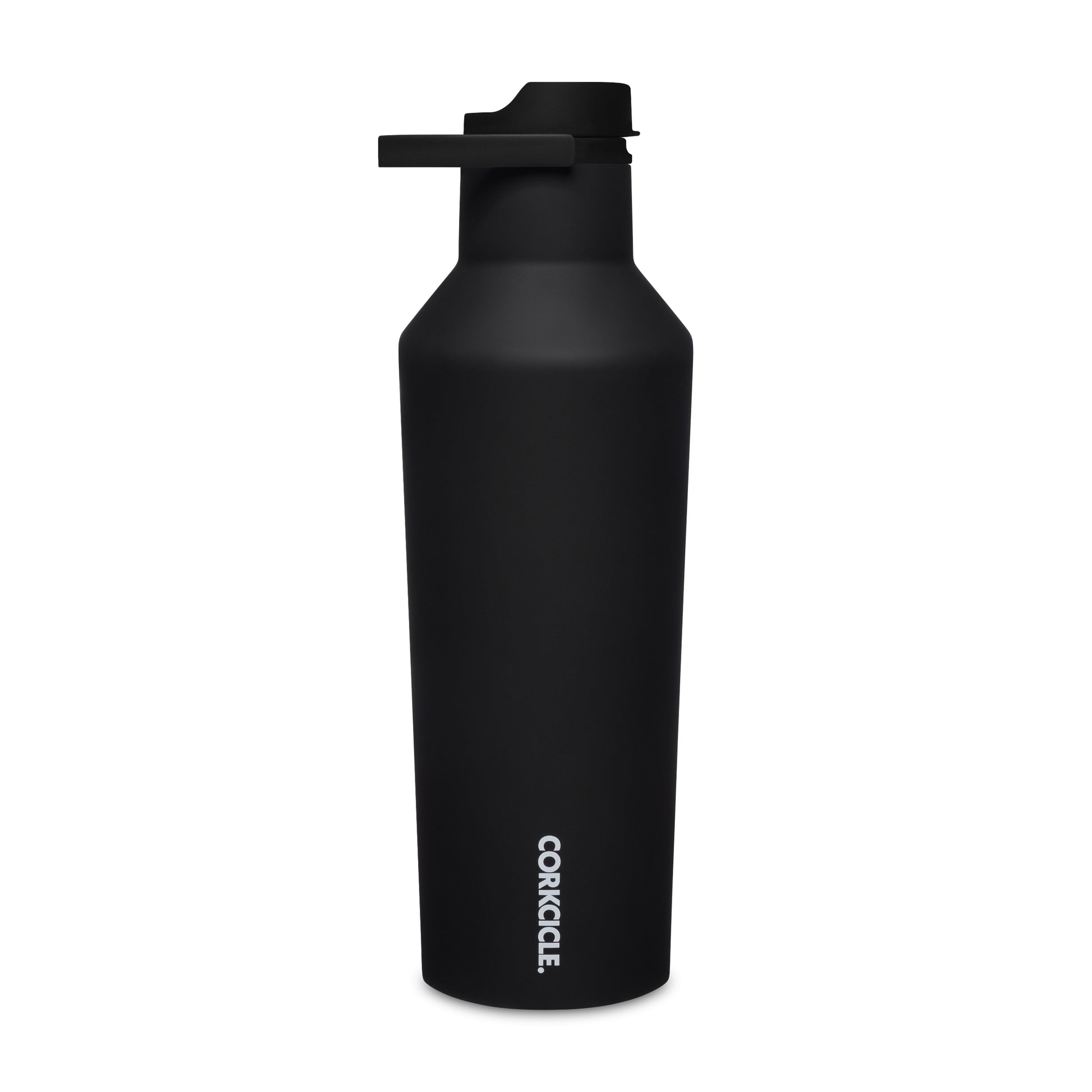 Matte Black CORKCICLE® Sport Canteen Soft Touch 32 oz plain