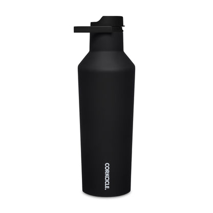 Matte Black CORKCICLE® Sport Canteen Soft Touch 32 oz plain