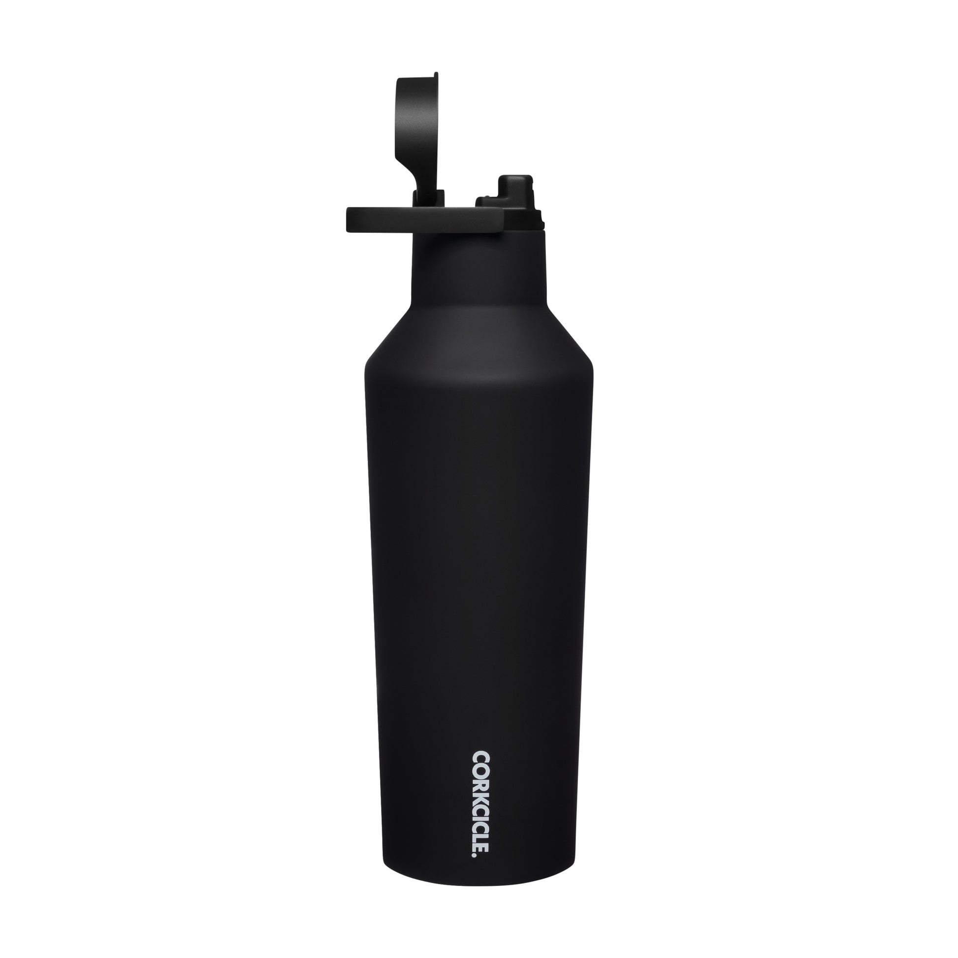 Matte Black CORKCICLE® Sport Canteen Soft Touch 32 oz plain