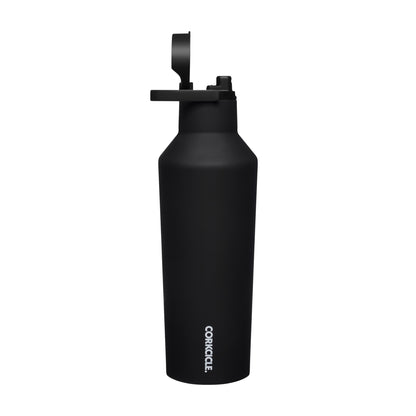 Matte Black CORKCICLE® Sport Canteen Soft Touch 32 oz plain