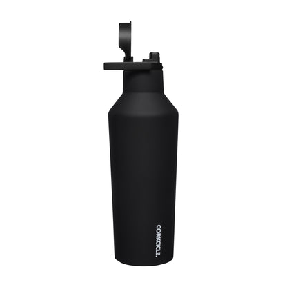 Matte Black CORKCICLE® Sport Canteen Soft Touch 32 oz