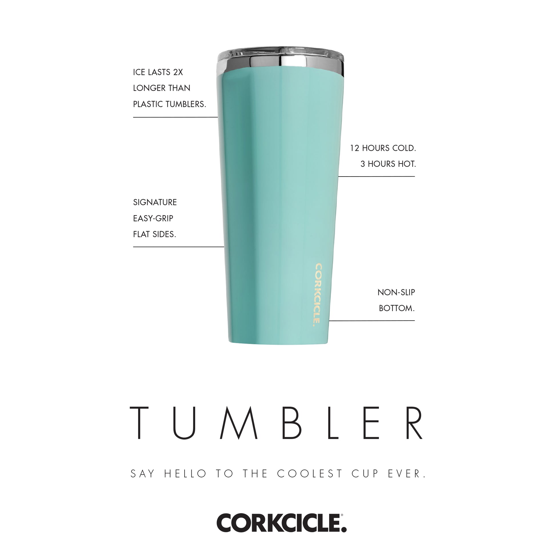 Matte Black CORKCICLE® Tumbler 24 Oz.