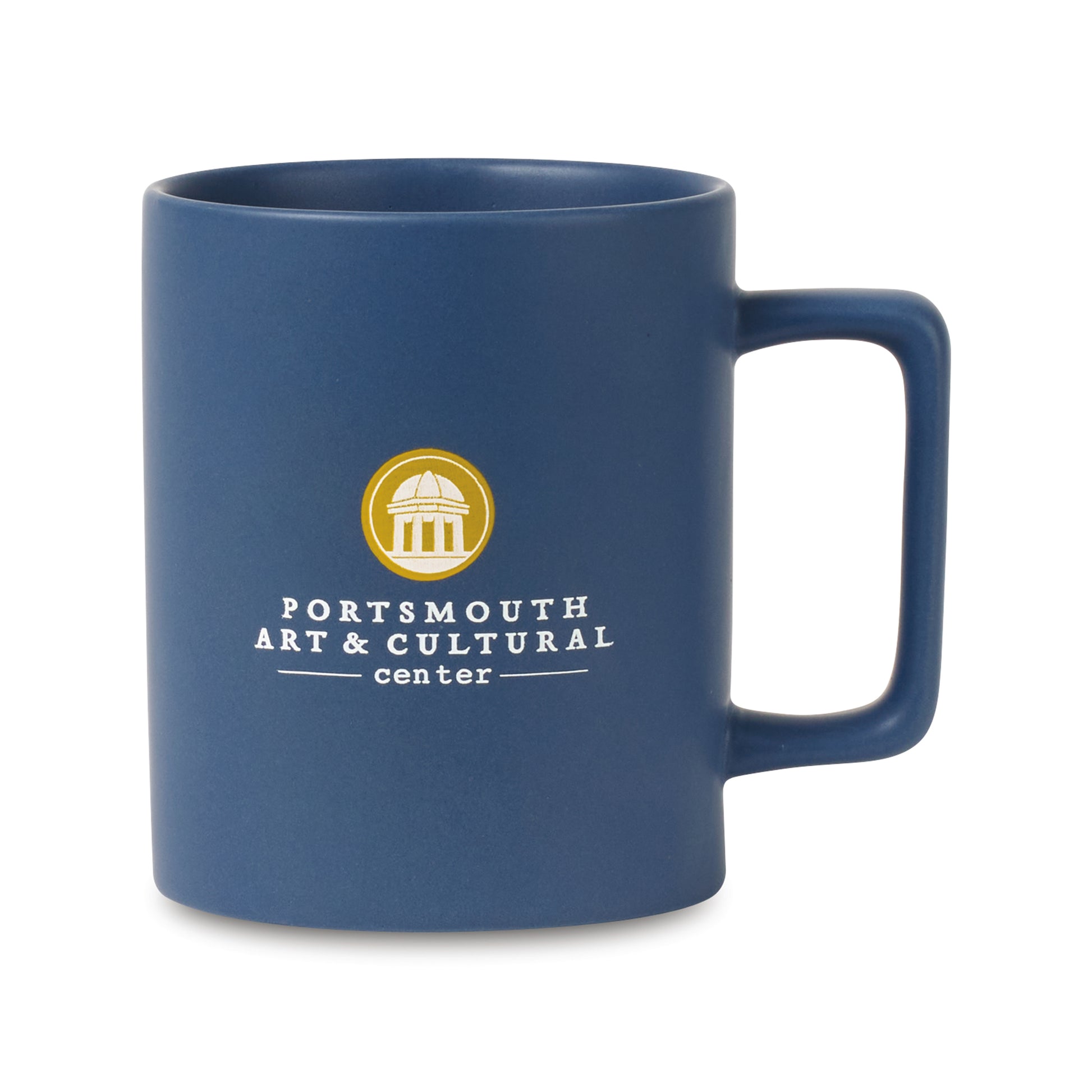 Matte Navy Soleil Ceramic Mug - 12 oz.