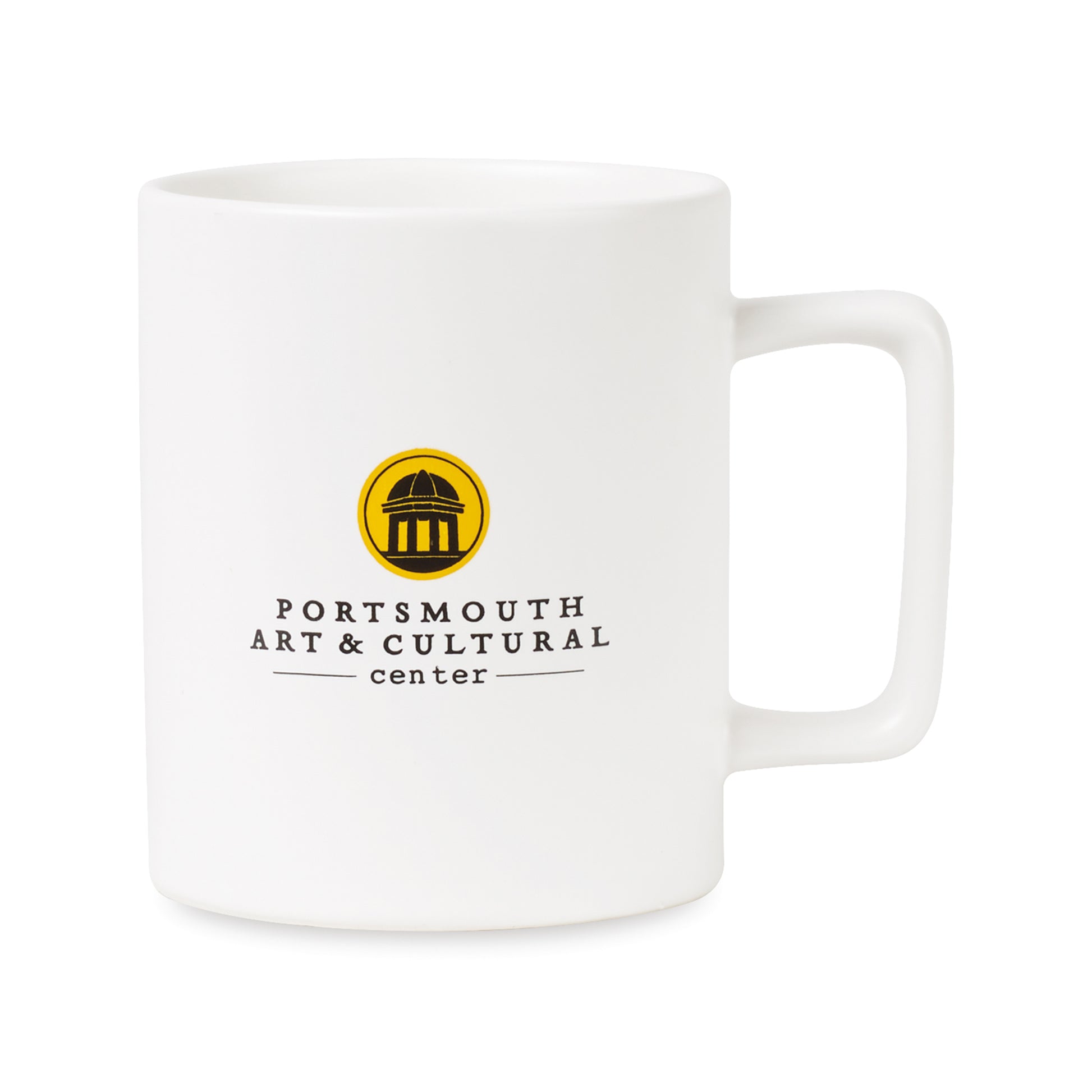 Matte White Soleil Ceramic Mug - 12 oz.