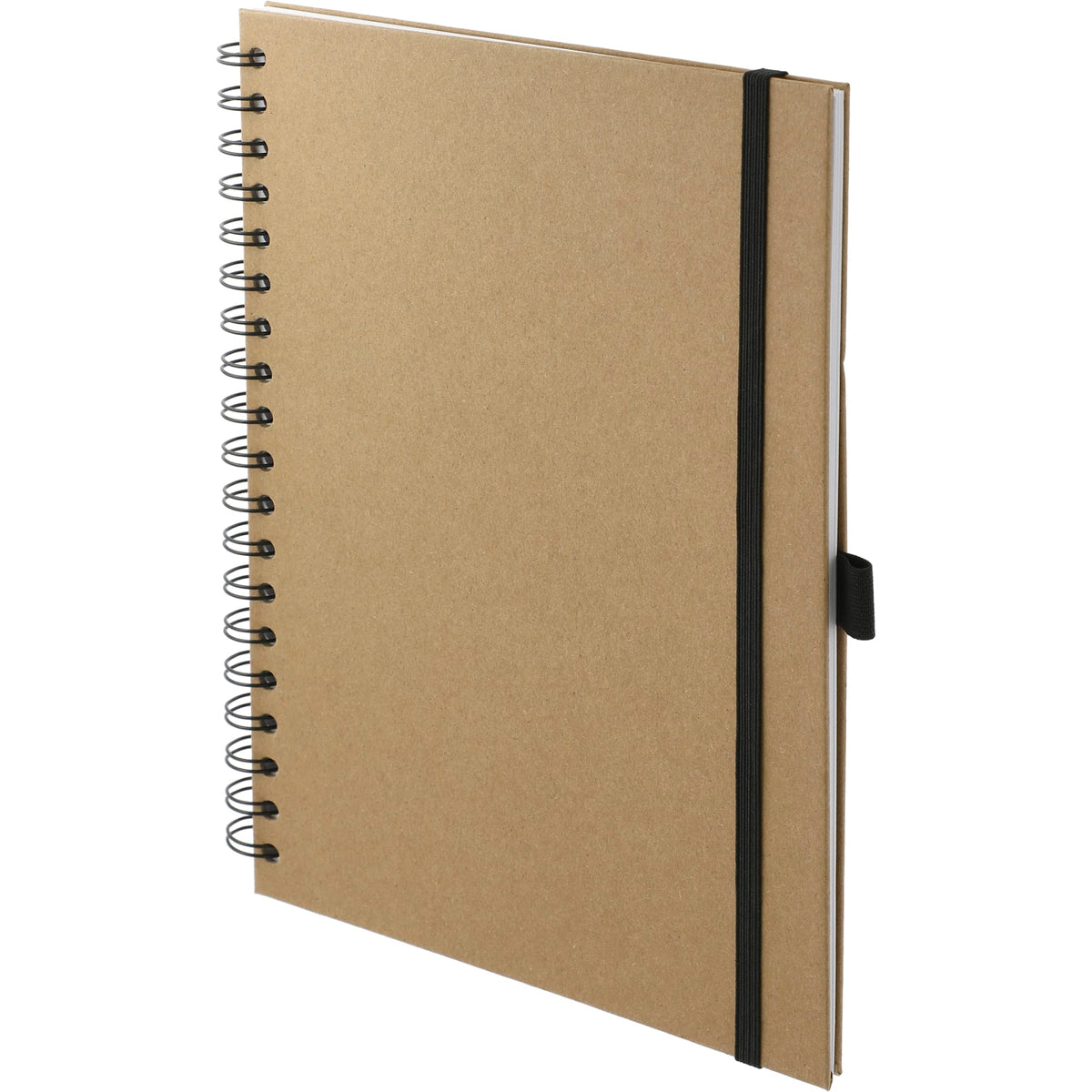 Natural FSC® Mix 7" x 10" Large Spiral Journal plain