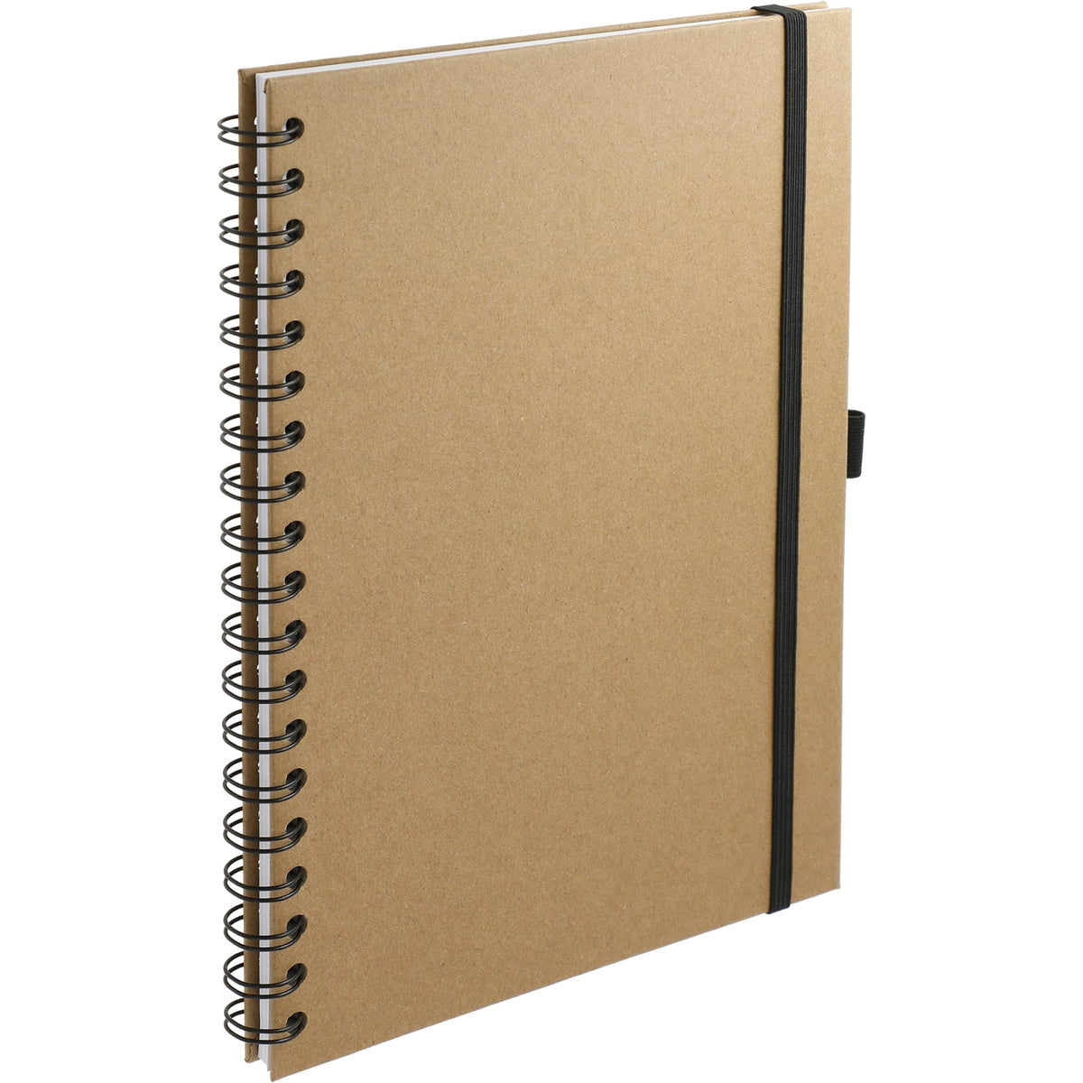 Natural FSC® Mix 7" x 10" Large Spiral Journal plain