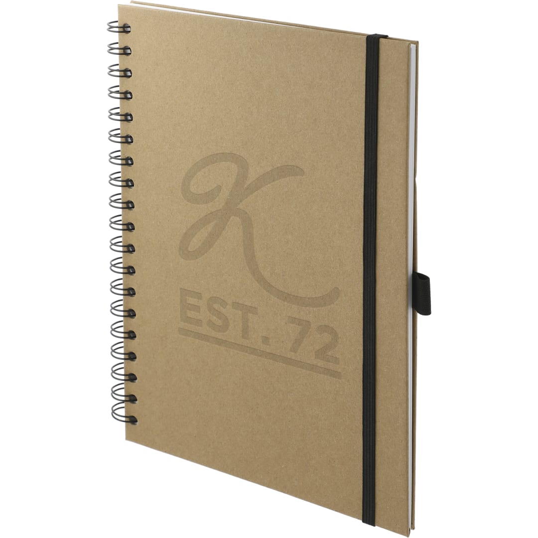 Natural FSC® Mix 7" x 10" Large Spiral Journal