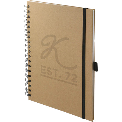 Natural FSC® Mix 7" x 10" Large Spiral Journal