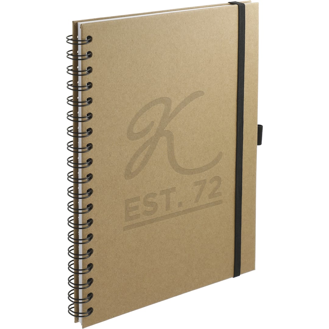 Natural FSC® Mix 7" x 10" Large Spiral Journal