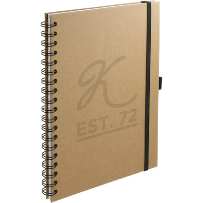 Natural FSC® Mix 7" x 10" Large Spiral Journal